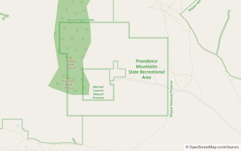 Providence Mountains State Recreation Area location map