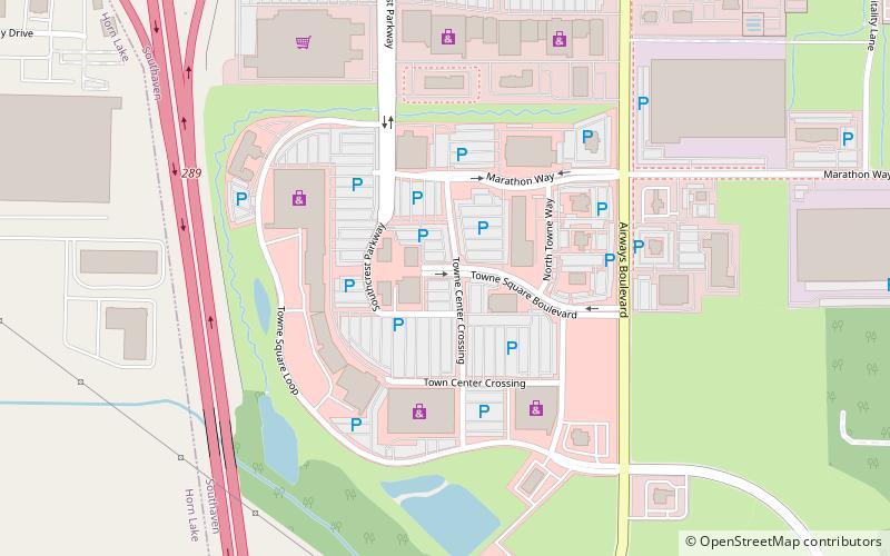 Southaven Towne Center location map