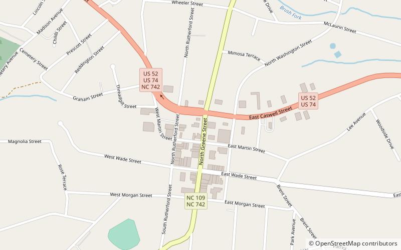 Wadesboro location map