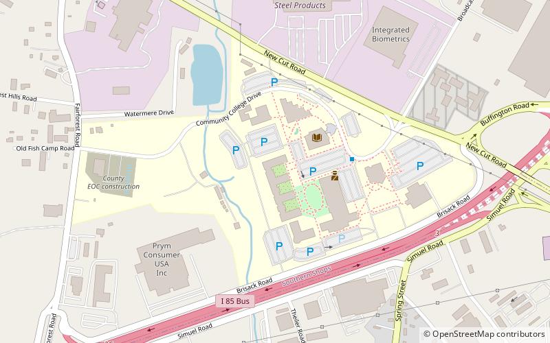 Spartanburg Community College location map