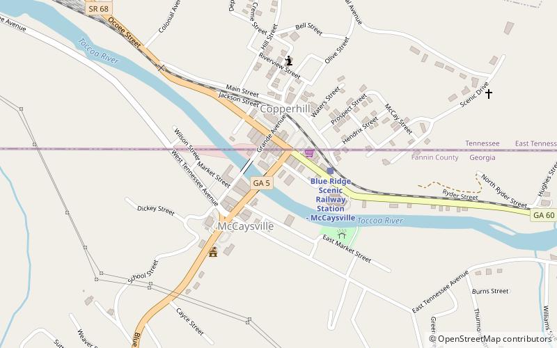 McCaysville location map