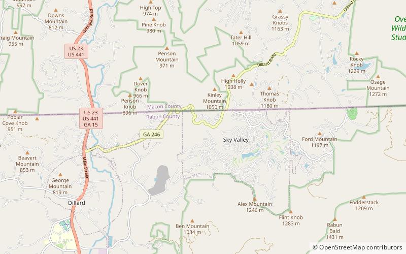 Estatoah Falls location map