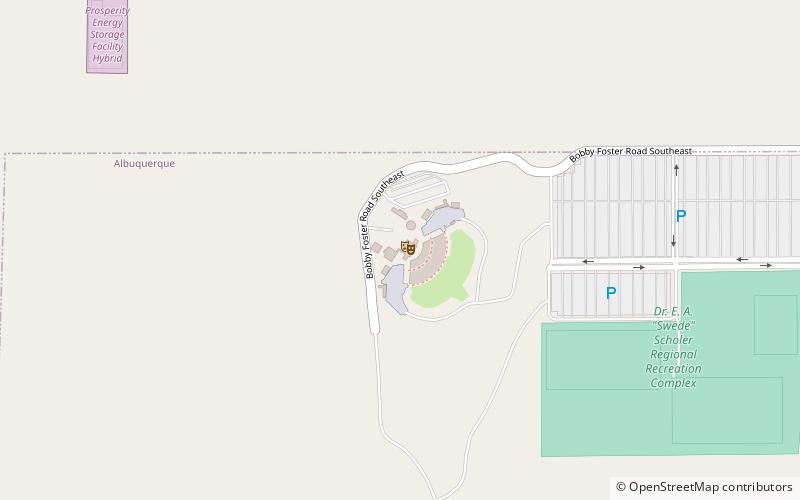 Isleta Amphitheater location map