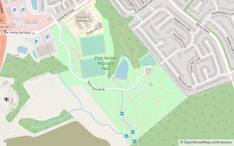 Elon Park location map