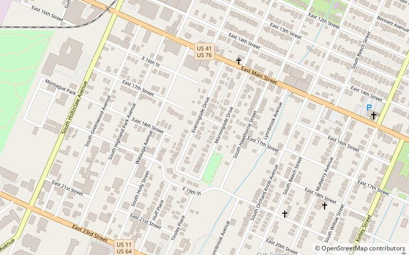 Ferger Place Historic District location map