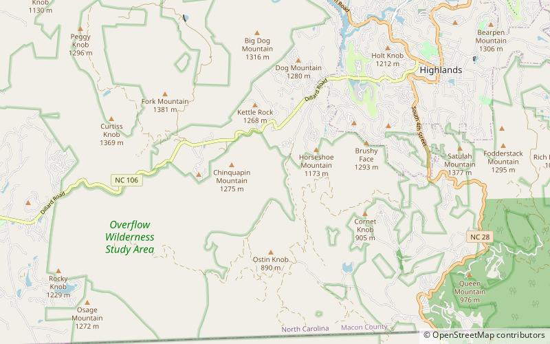 glen falls highlands location map