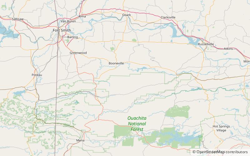Jack Creek Bathhouse location map