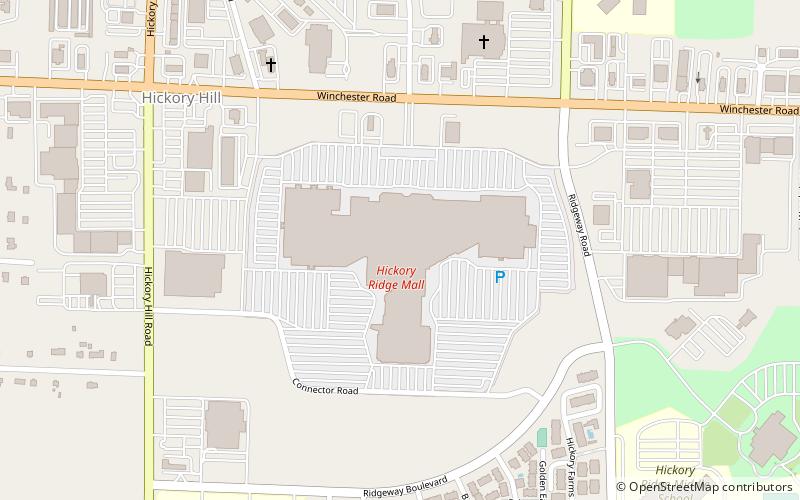 Hickory Ridge Mall location map
