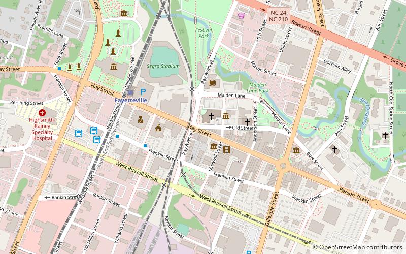 Fayetteville Mutual Insurance Company Building location map