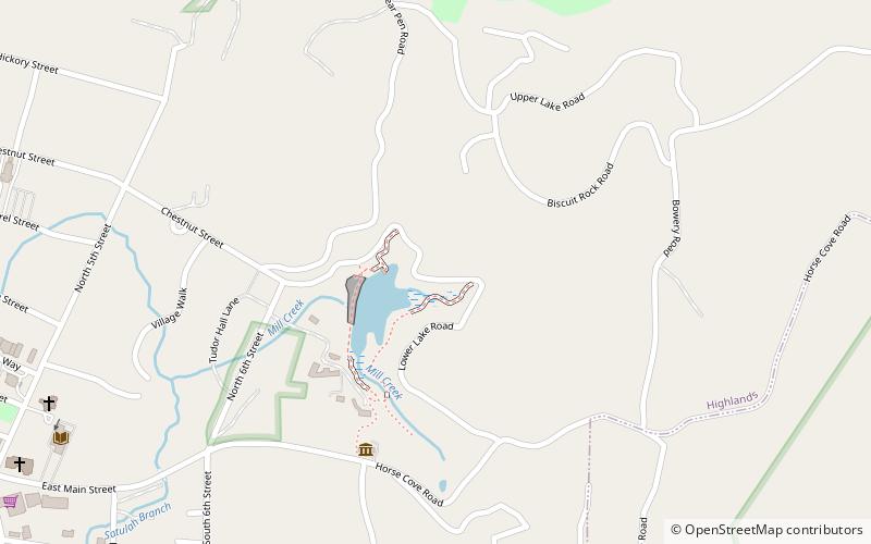 Baldwin-Coker Cottage location map