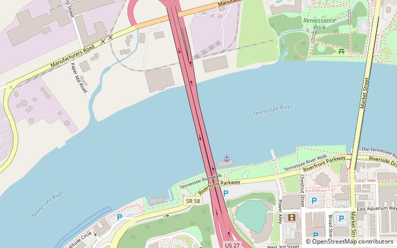 P. R. Olgiati Bridge location map