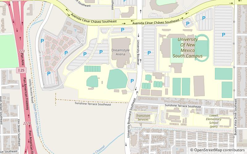 Santa Ana Star Field location map