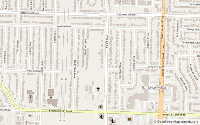 parkway village memphis location map