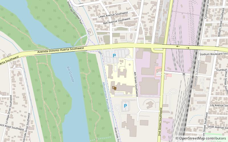 National Hispanic Cultural Center location map