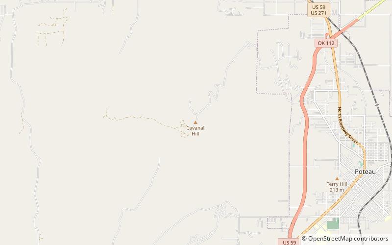 Cavanal Hill location map