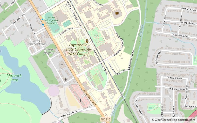 Université d'État de Fayetteville location map