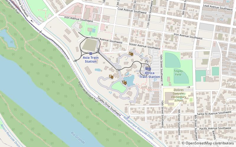ABQ BioPark location map