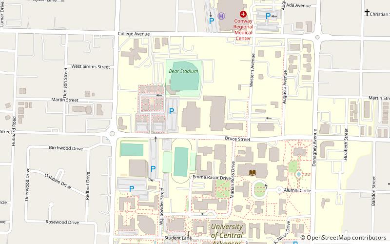 farris center conway location map