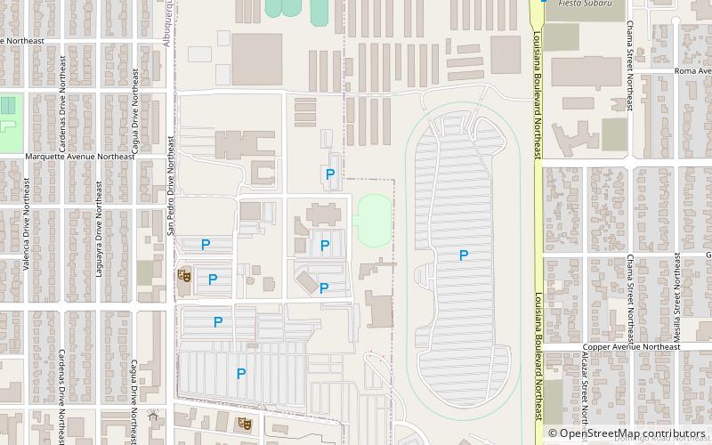 Tingley Coliseum location map