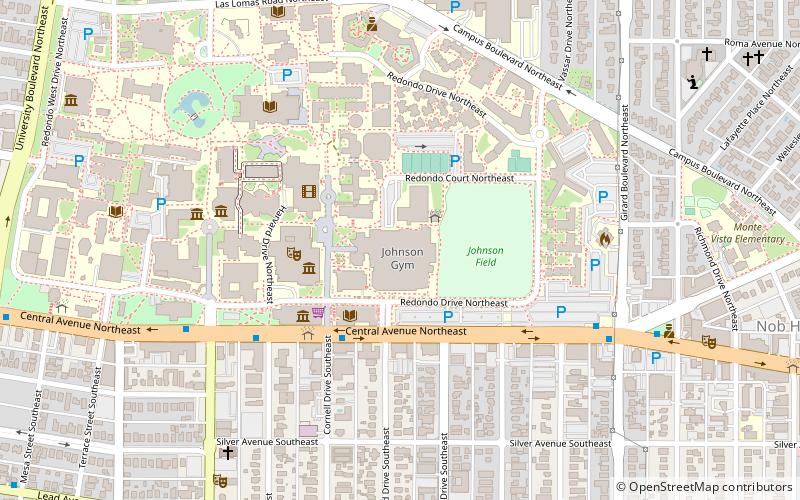 Johnson Gymnasium location map