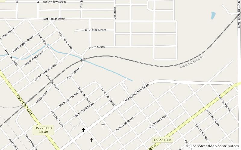 Holdenville location map