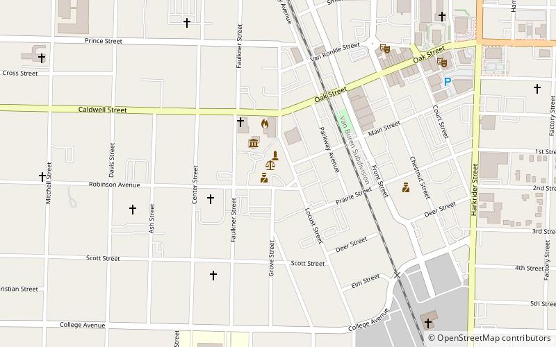 Conway Confederate Monument location map