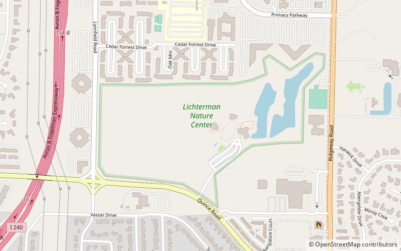 Lichterman Nature Center location map