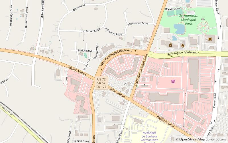 Shops of Saddle Creek location map