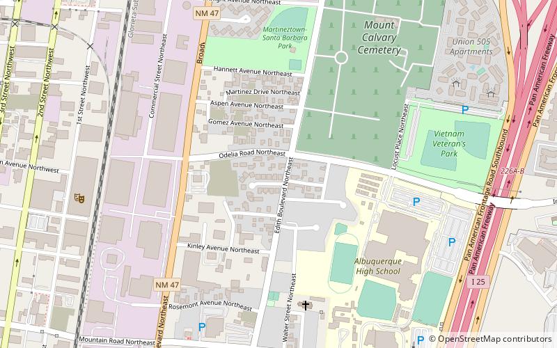 Martineztown-Santa Barbara location map