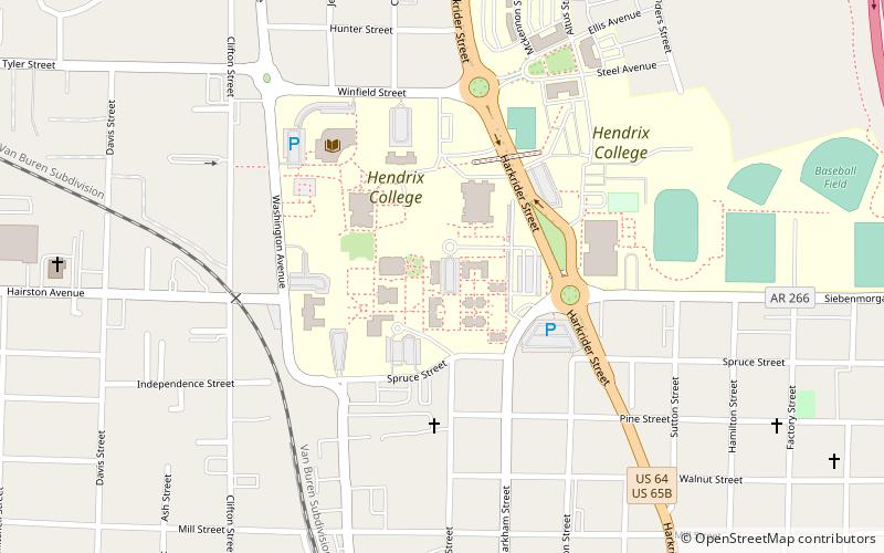 Martin Hall location map