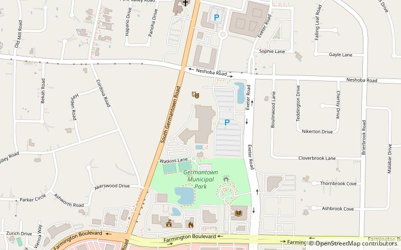 Germantown Symphony Orchestra location map