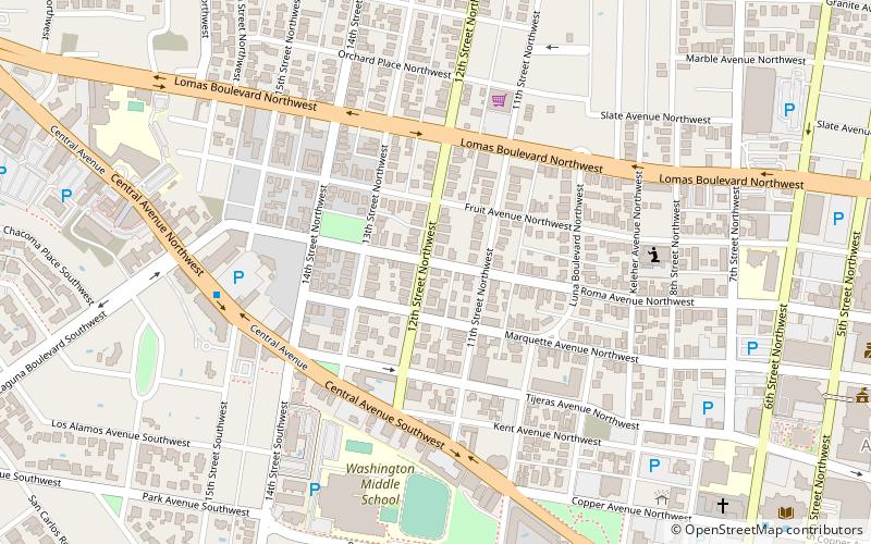Downtown Neighborhood location map