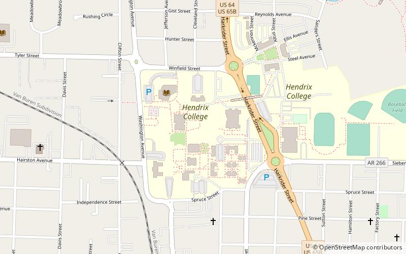 Young Memorial location map