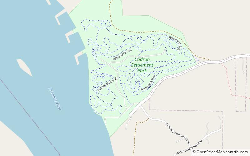 Cadron Settlement Park location map