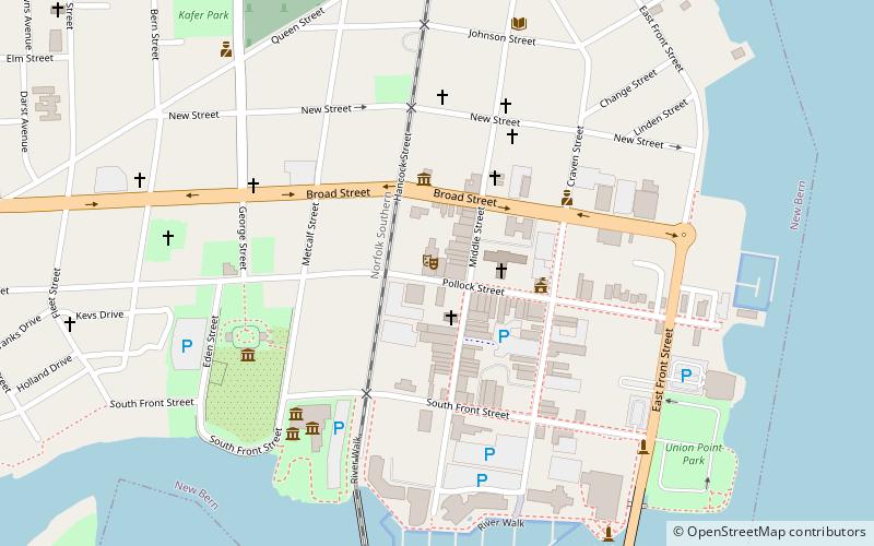 new bern civic theatre location map