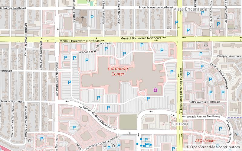 Coronado Center location map