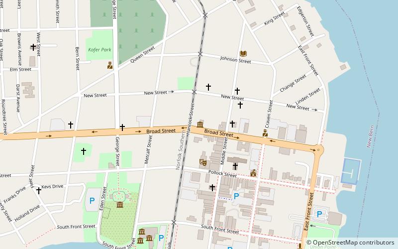 new bern firemans museum location map