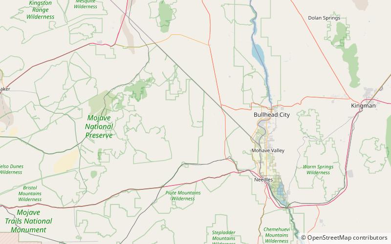 piute spring mojave national preserve location map
