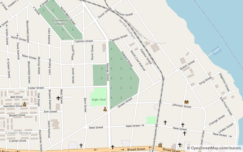 Cedar Grove Cemetery location map