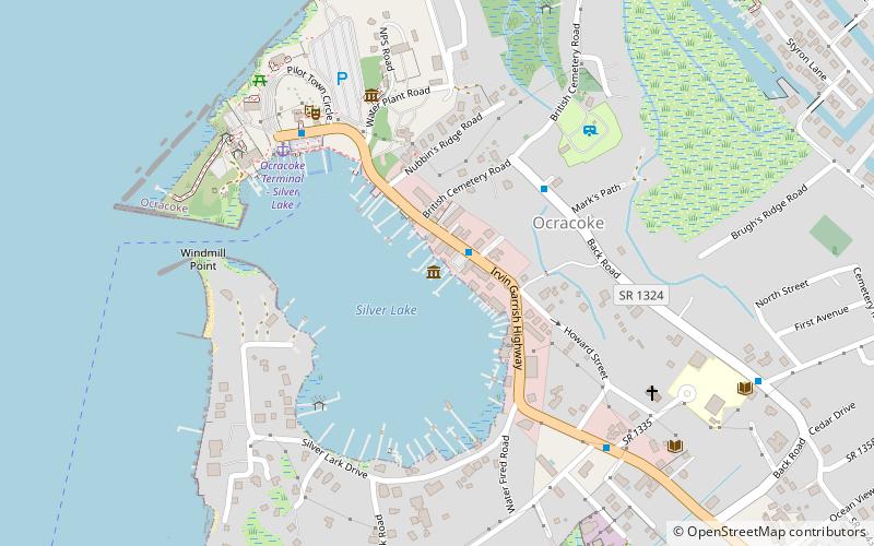 ocracoke watermens exhibit location map