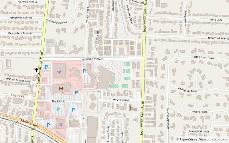 Racquet Club of Memphis location map