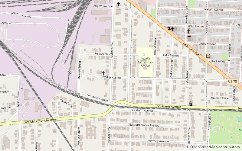 Eli Rayner House location map