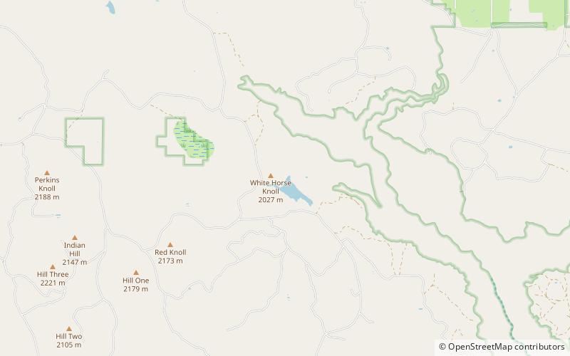 White Horse Lake location map