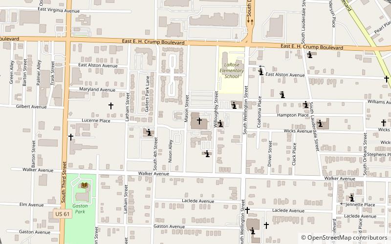 Mason Temple location map