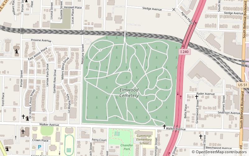 Carlisle S. Page Arboretum location map