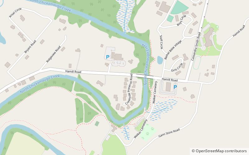 Greenway Farm-North Chickamauga Creek Conservancy location map