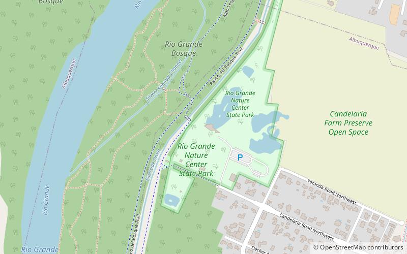 Rio Grande Nature Center location map