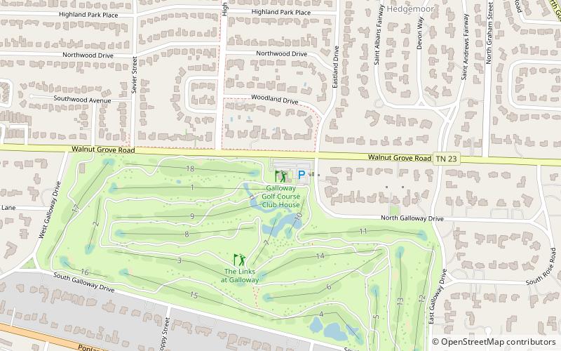 The Links at Galloway location map