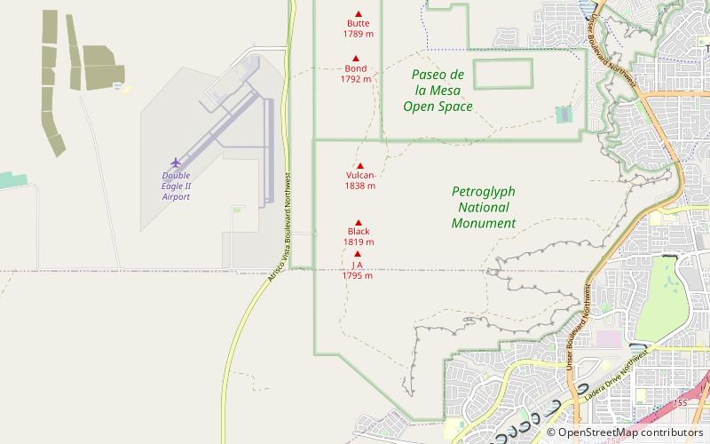 Black Volcano location map