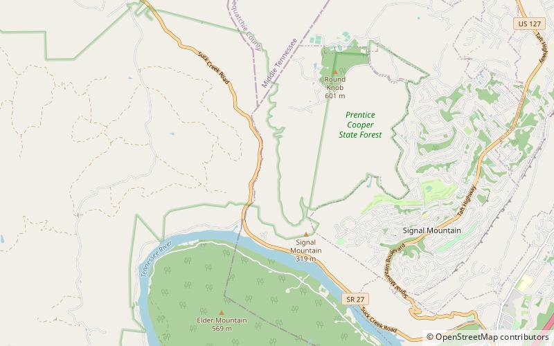 Cumberland Trail location map